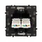 Минифото #3 товара Механизм сдвоенной компьютерной розетки SCT-NOBE-MPC2-SFPL-WH (RJ-45, CAT6) (Arlight, -)
